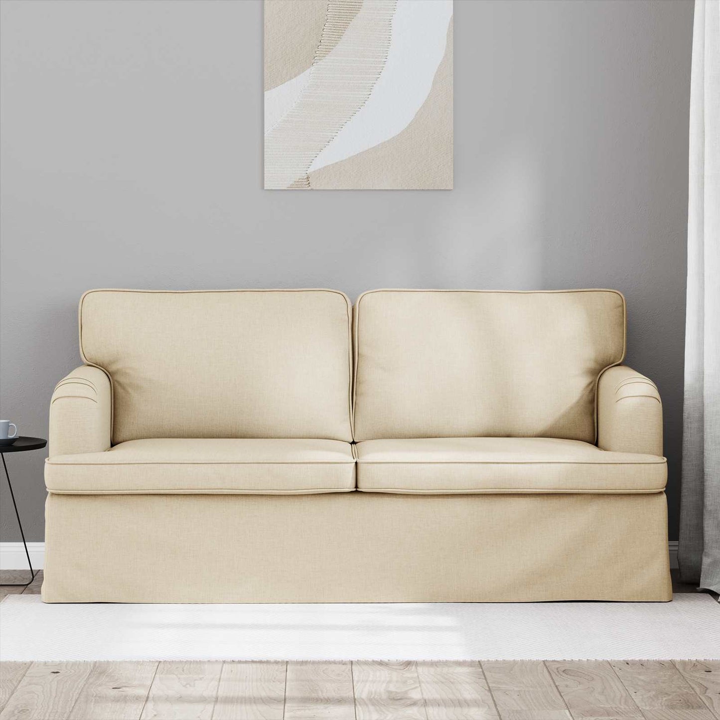 Kanapé Krém 162 x 80 x 85 cm szövet