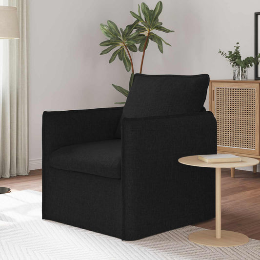 Kanapé Fekete 75 x 82 x 85 cm szövet