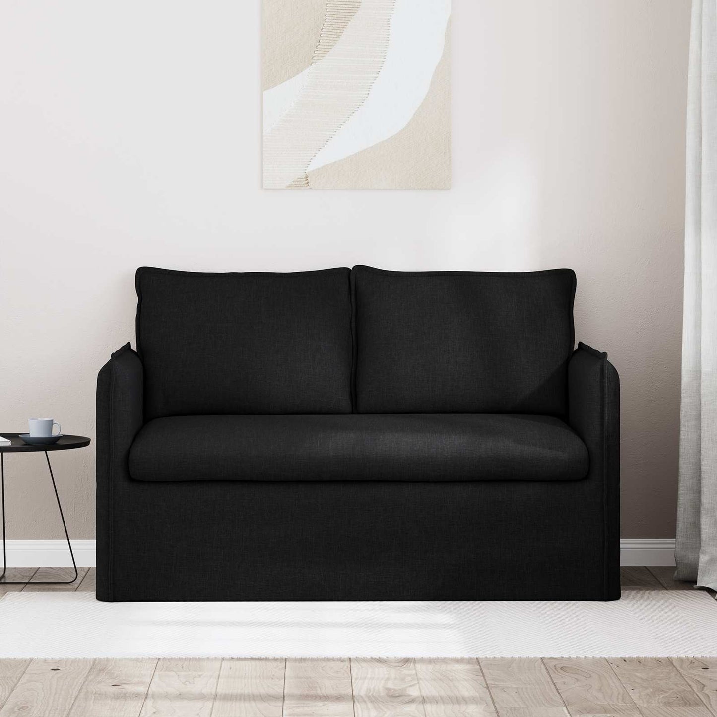 Kanapé Fekete 136 x 82 x 85 cm szövet