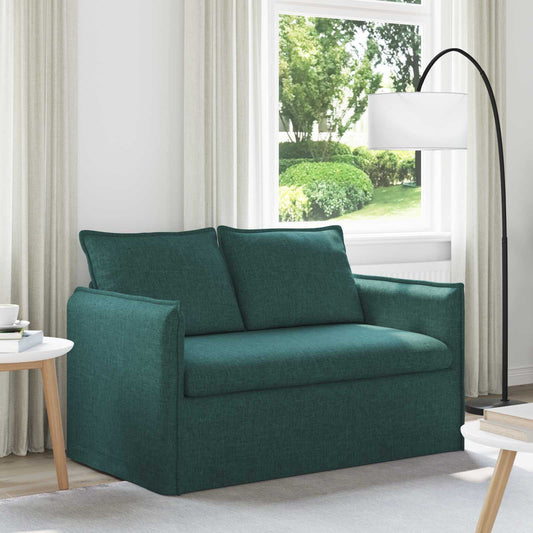 Kanapé Sötétzöld 136 x 82 x 85 cm szövet