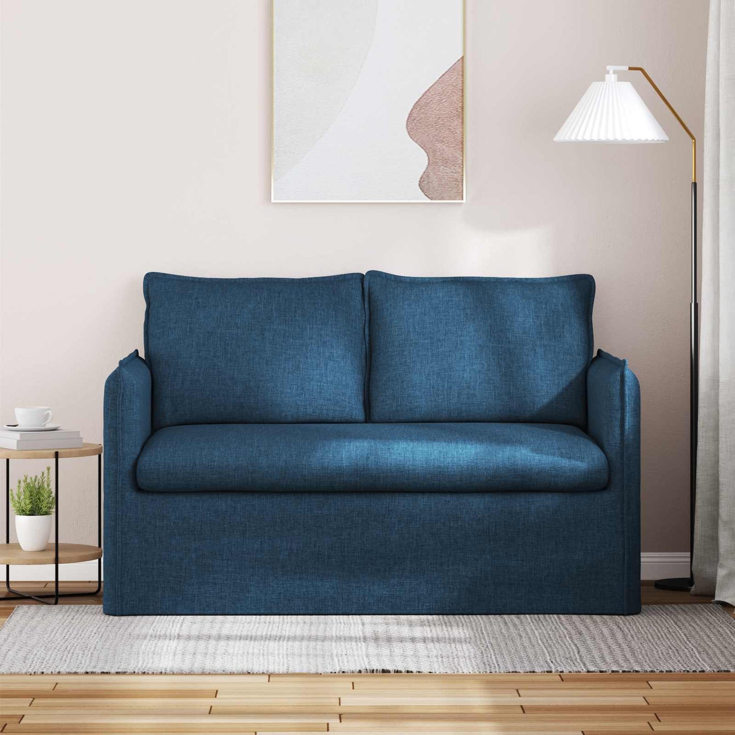 Kanapé Kék 136 x 82 x 85 cm szövet