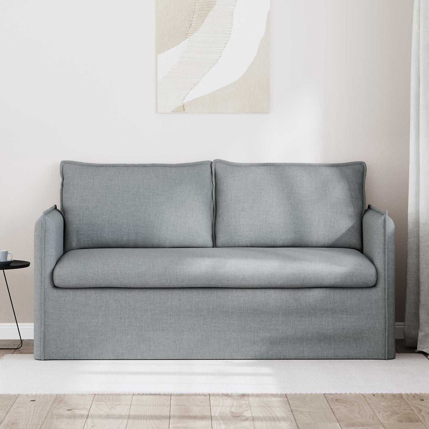 Kanapé Világosszürke 156 x 82 x 85 cm szövet