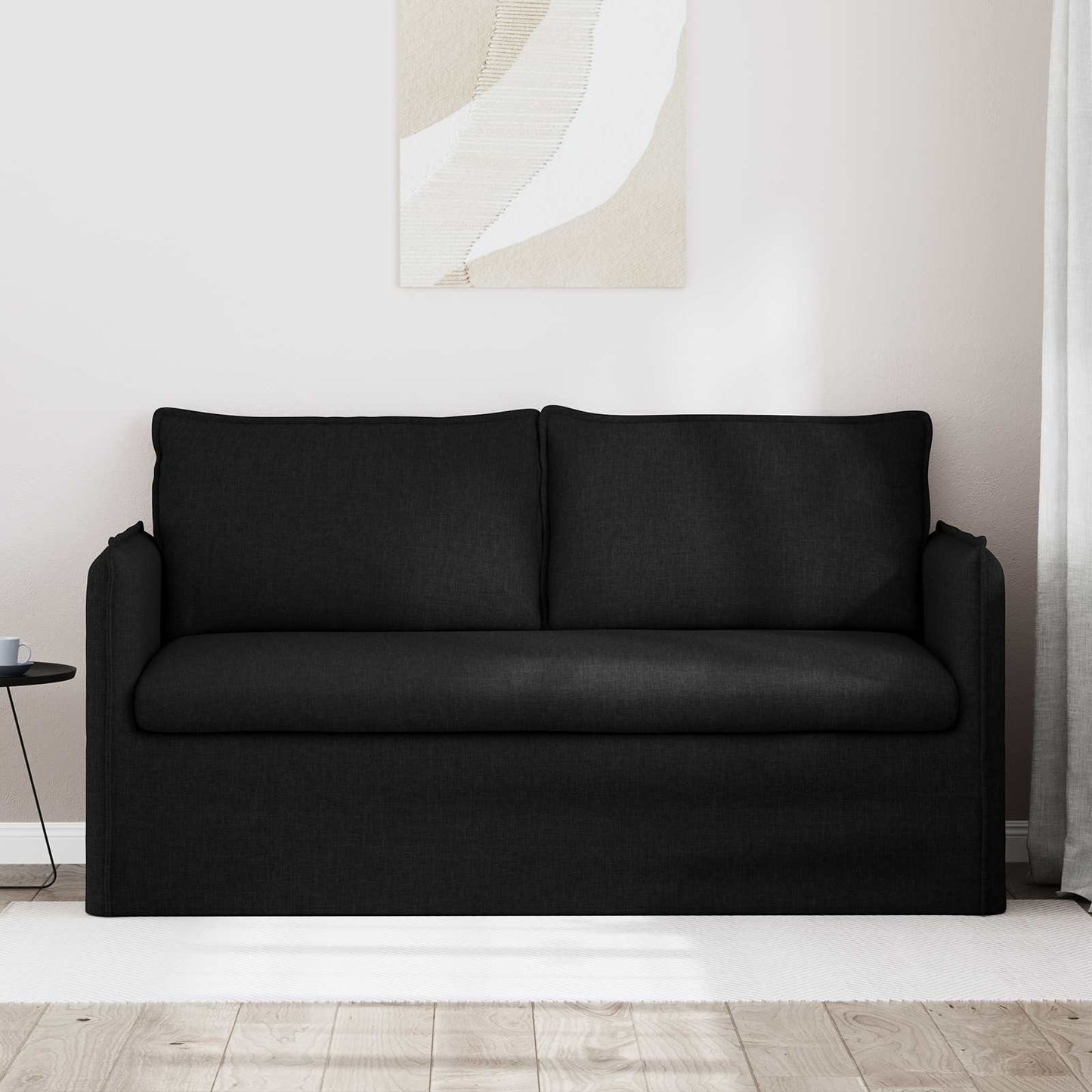 Kanapé Fekete 156 x 82 x 85 cm szövet