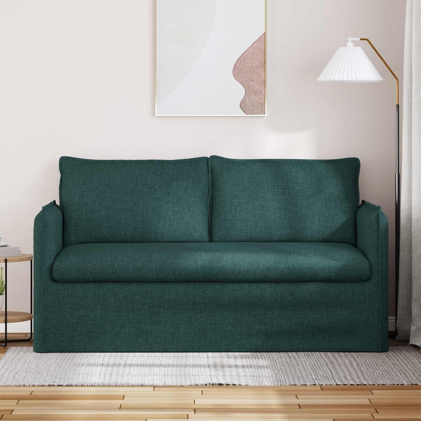 Kanapé Sötétzöld 156 x 82 x 85 cm szövet