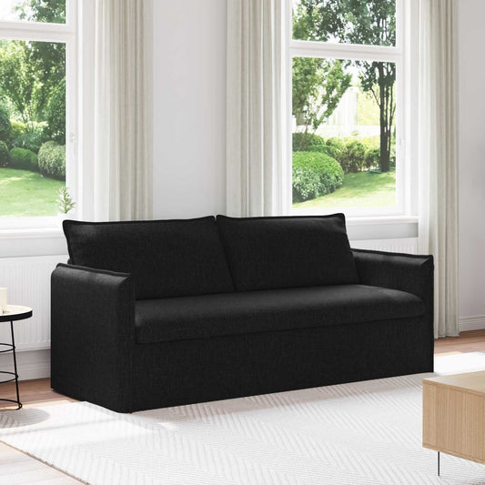 Kanapé Fekete 196 x 82 x 85 cm szövet