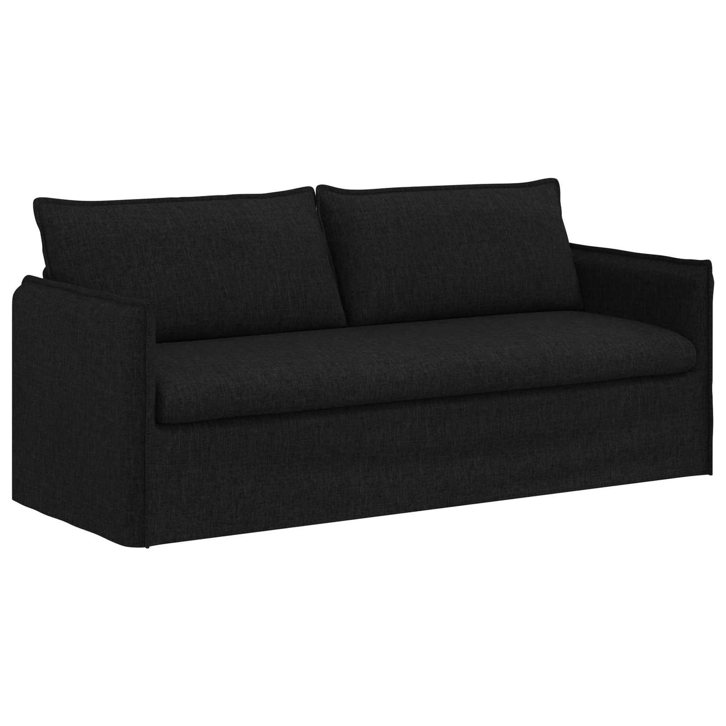 Kanapé Fekete 196 x 82 x 85 cm szövet