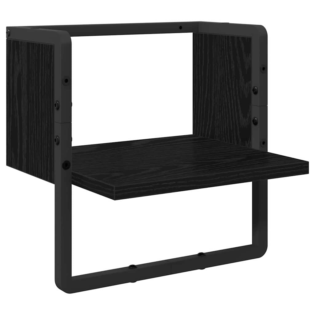 Falpolc Falra szerelhető Fekete tölgy 30 x 25 x 30 cm
