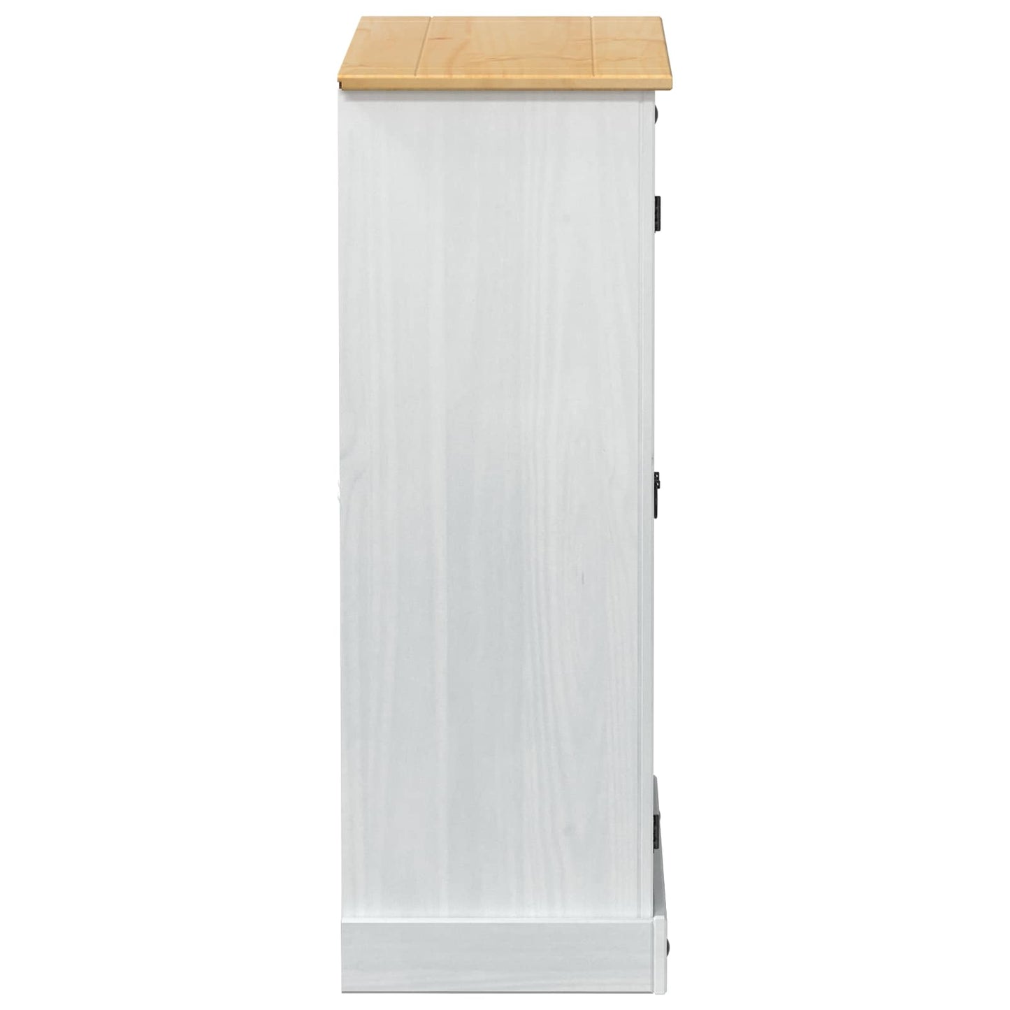 Cipőszekrény polcokkal Fehér 86 x 38,5 x 108 cm Tömör fenyőfa