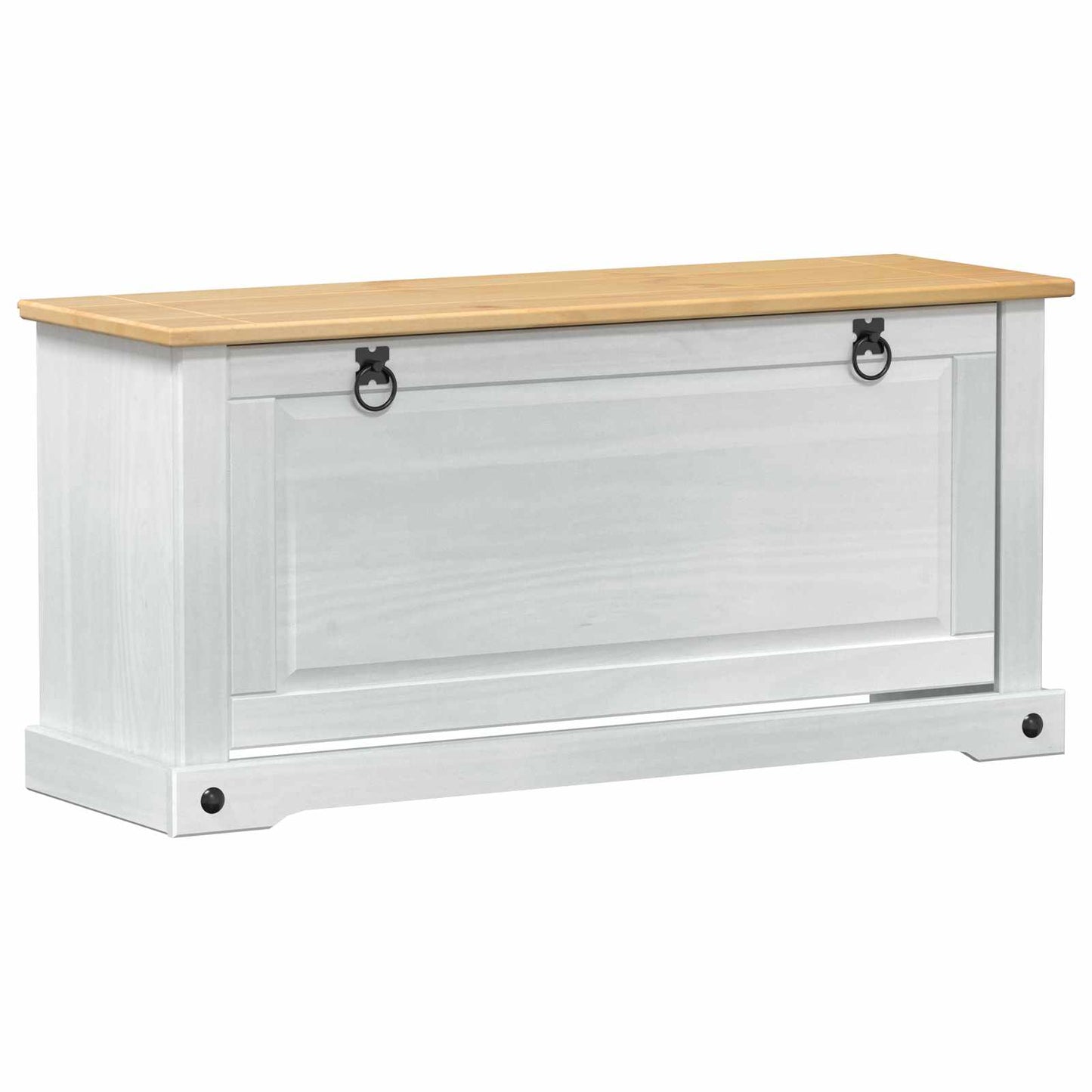 Cipőszekrény Corona Fehér 99 x 32 x 49 cm Tömör fenyőfa