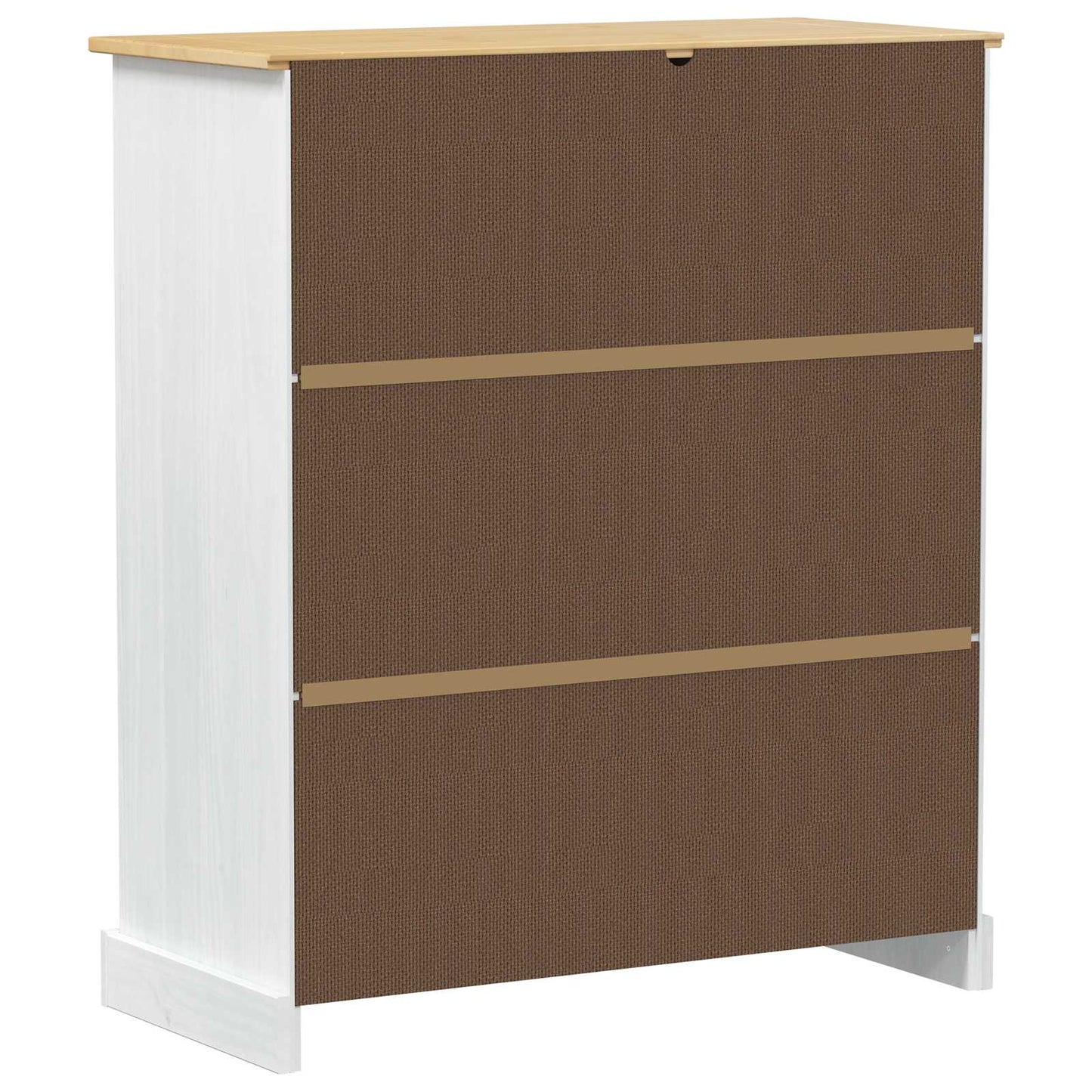 Bortároló szekrény Fehér 97 x 45 x 114 cm Tömör fenyőfa