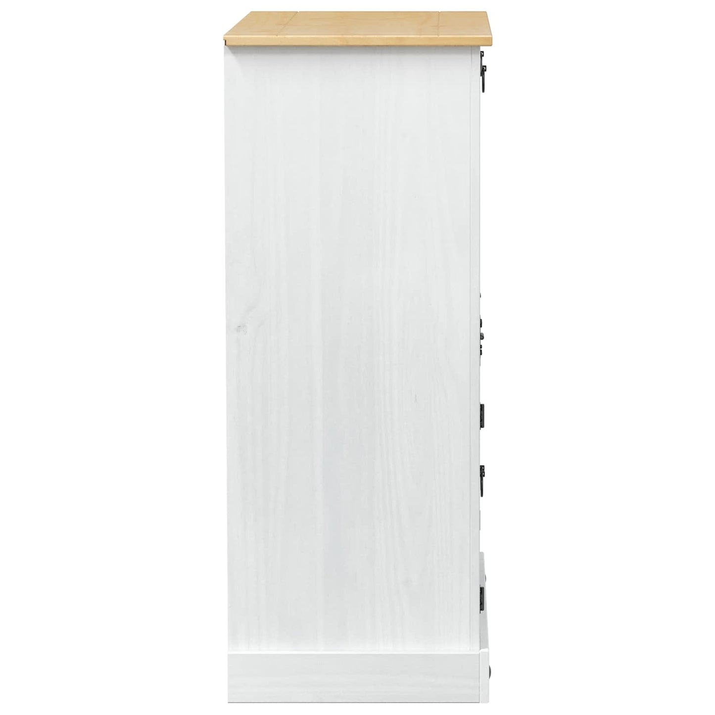 Bortároló szekrény Fehér 97 x 45 x 114 cm Tömör fenyőfa