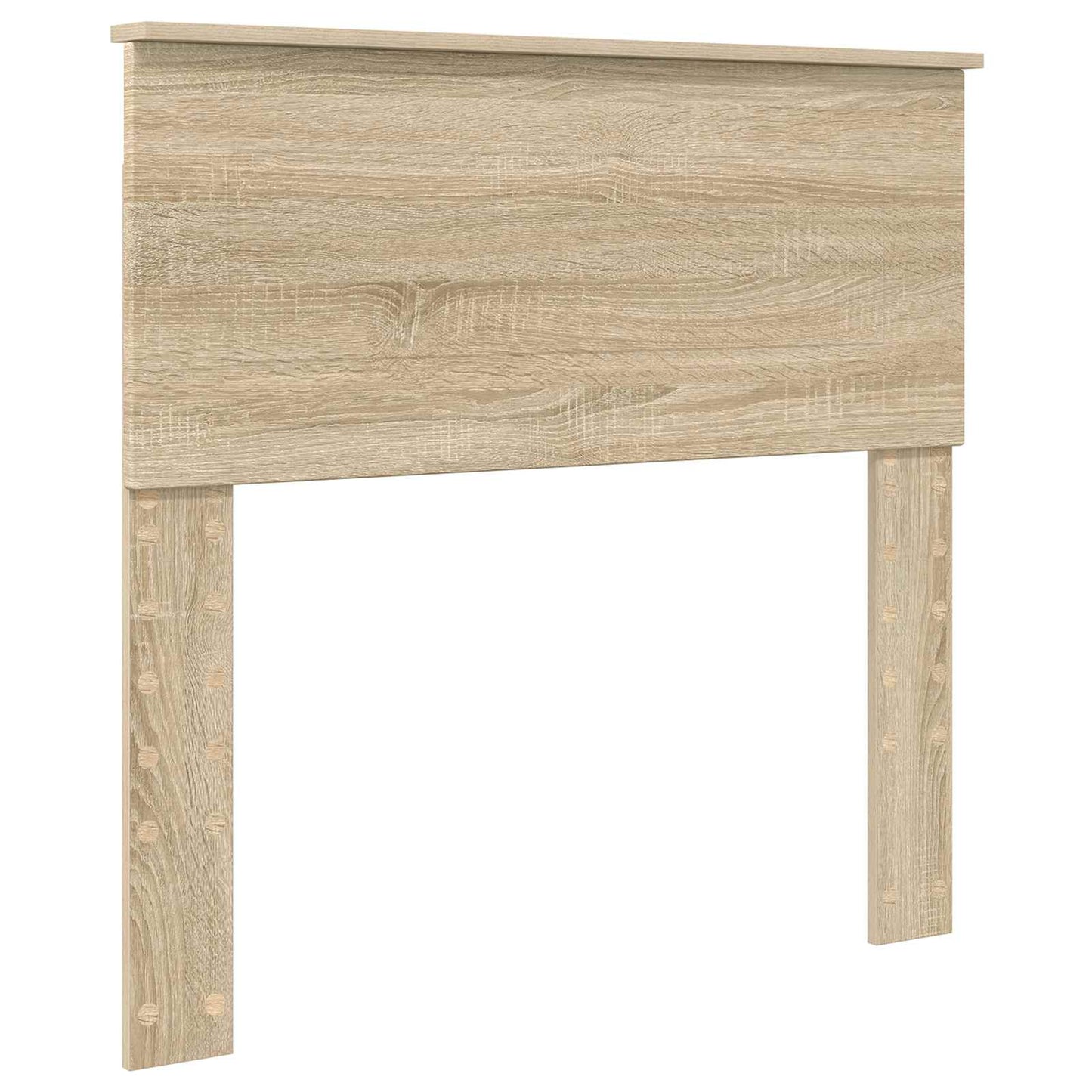 Tárolós Ágy fejtámlával Sonoma tölgy 75 x 190 cm Faanyag