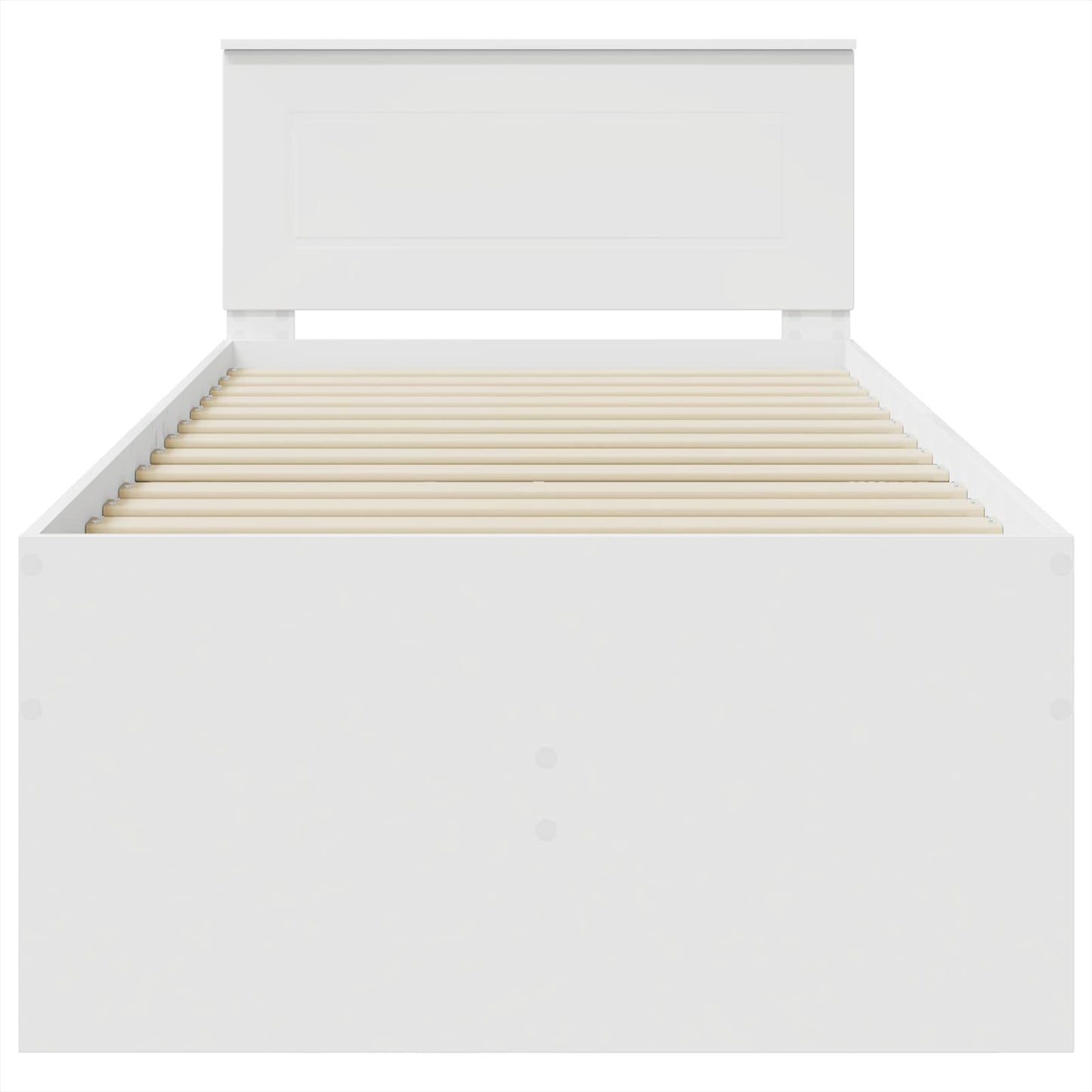 Nappaliágy fiókkal Fehér és fekete 75 x 190 cm Szerelt Fa