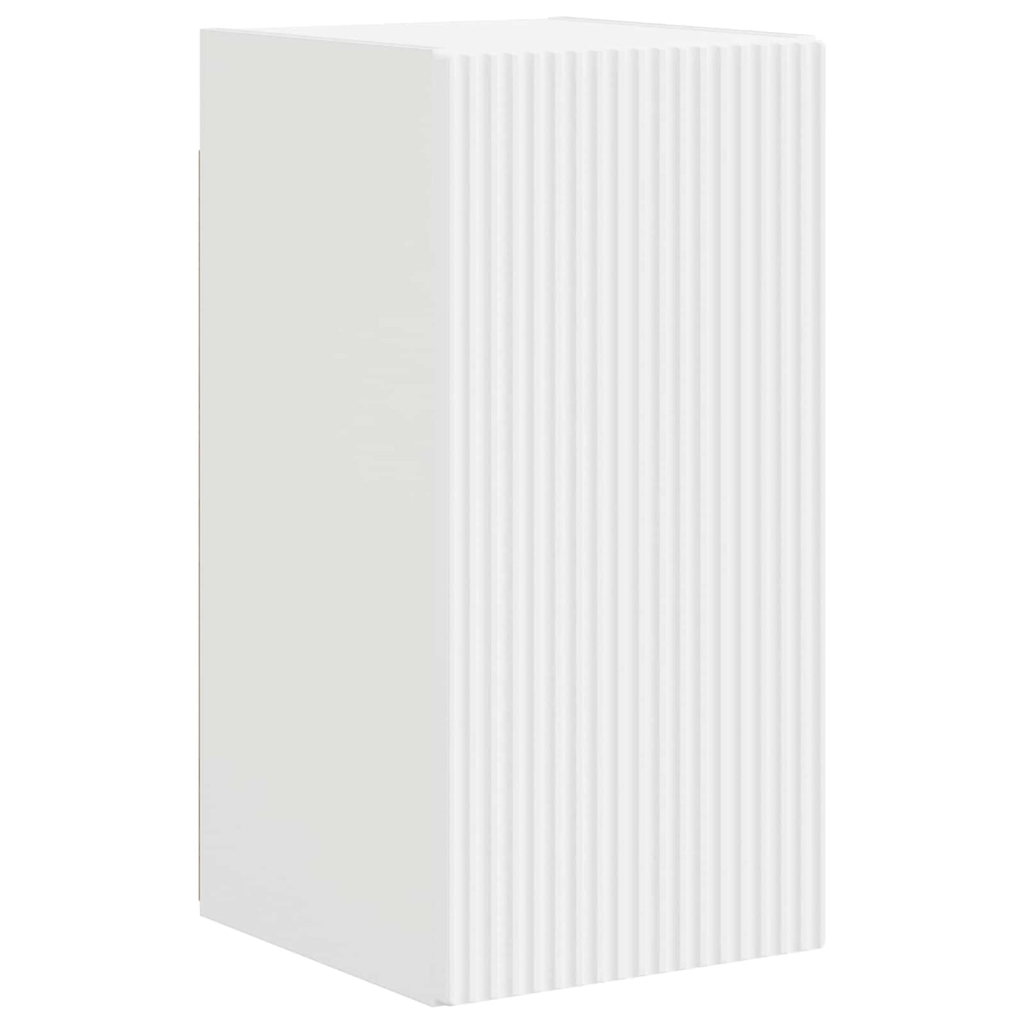 TV falit kabinet szett Falra szerelhető 4 pcs Fehér Faanyag