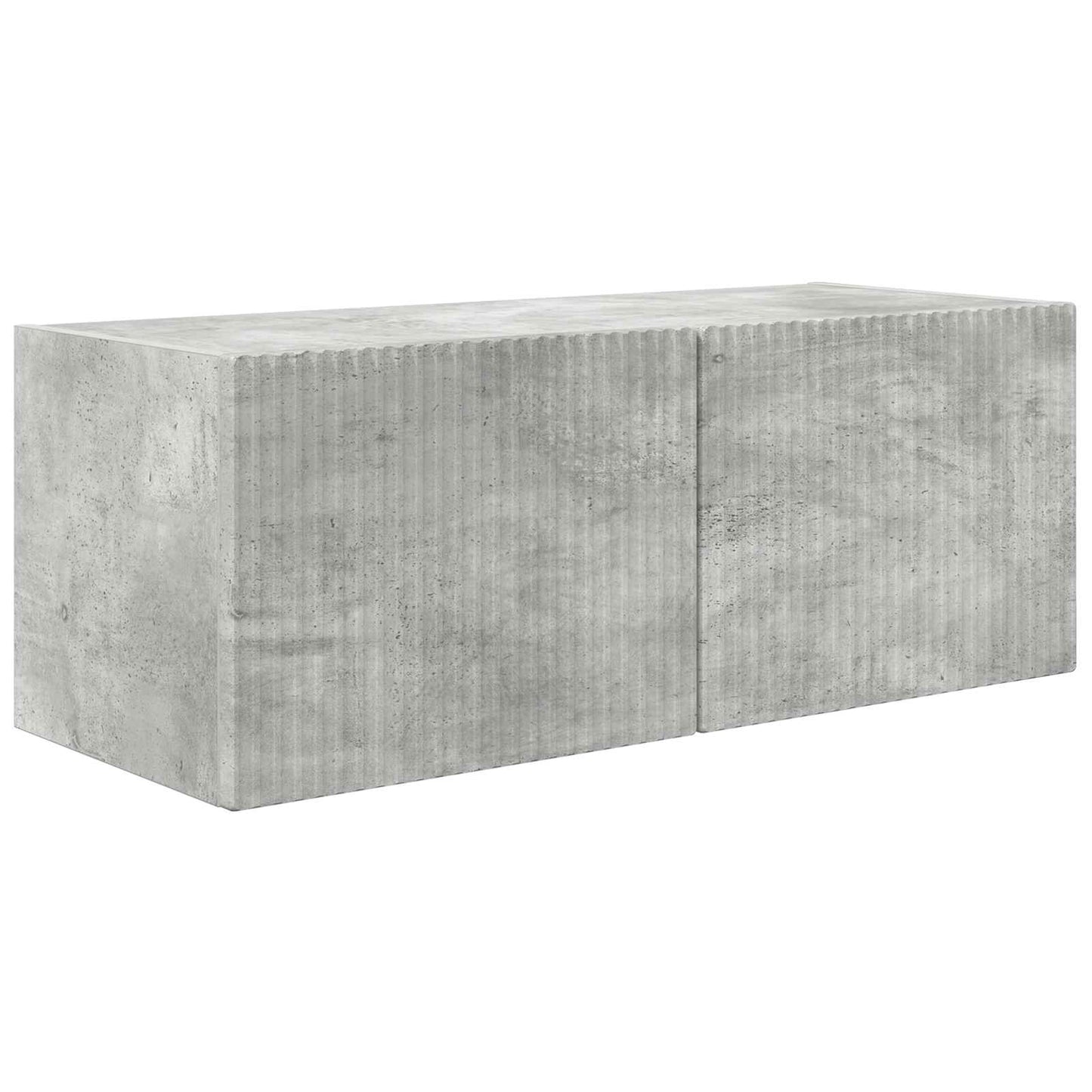 TV falit kabinet szett 4 pcs Beton Szürke Szerelt Fa