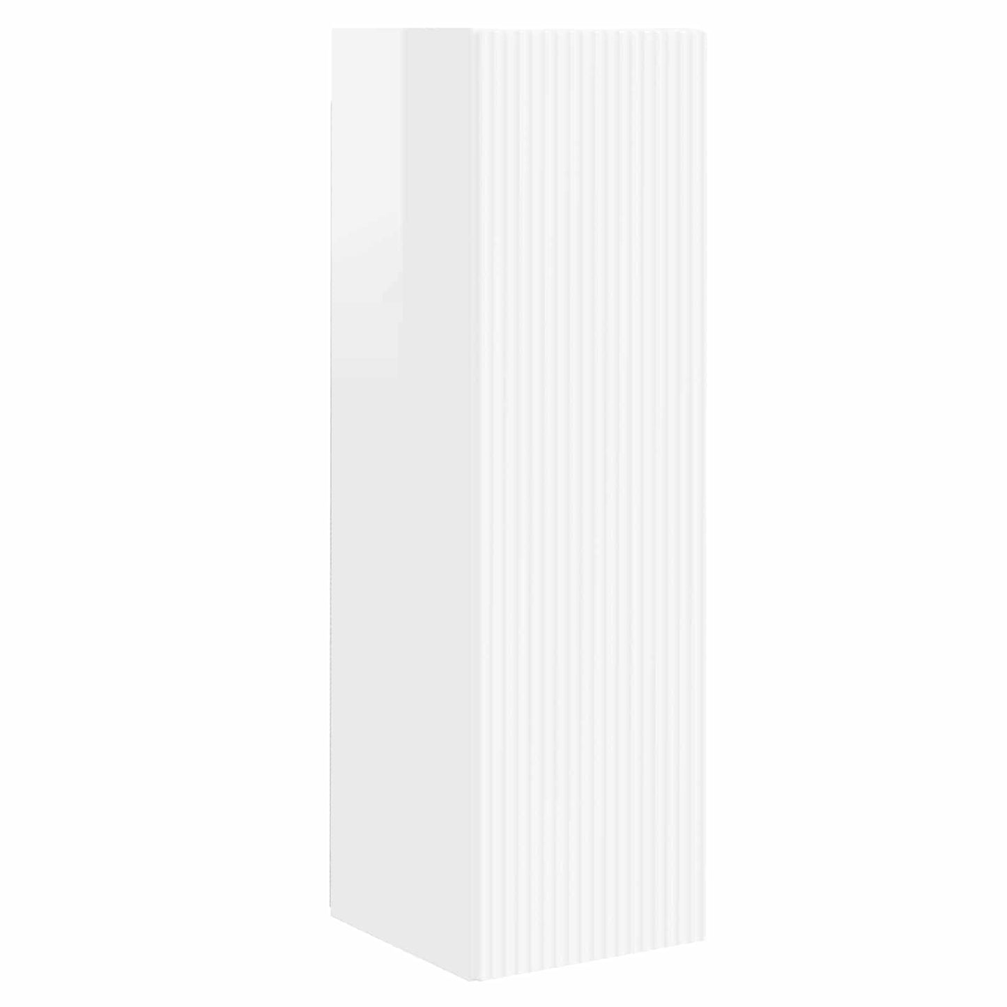 TV falit kabinet szett 4 pcs Magas Fényű Fehér Faanyag