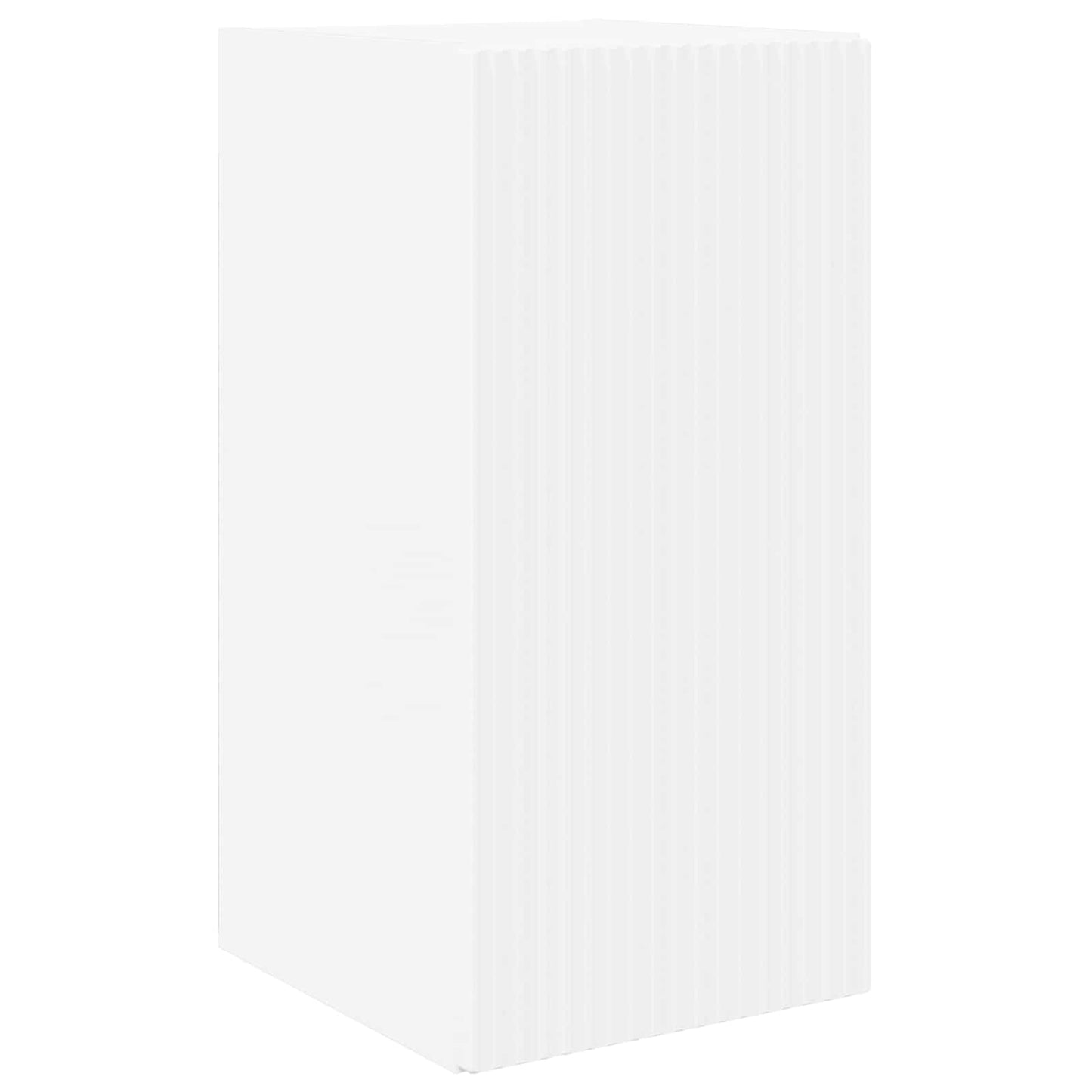 TV falit kabinet szett Falra szerelhető 4 pcs Fehér Faanyag