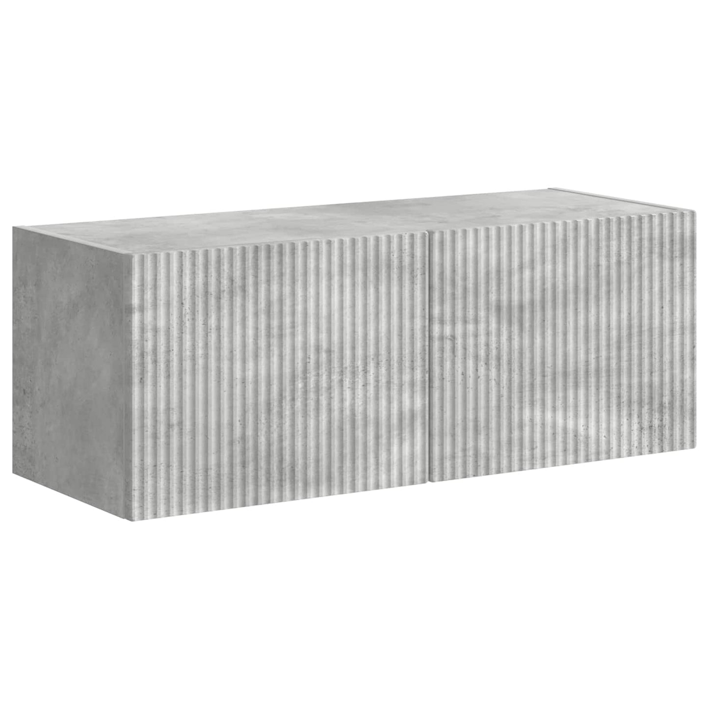 TV falit kabinet szett Falra szerelhető 6 pcs Beton Szürke