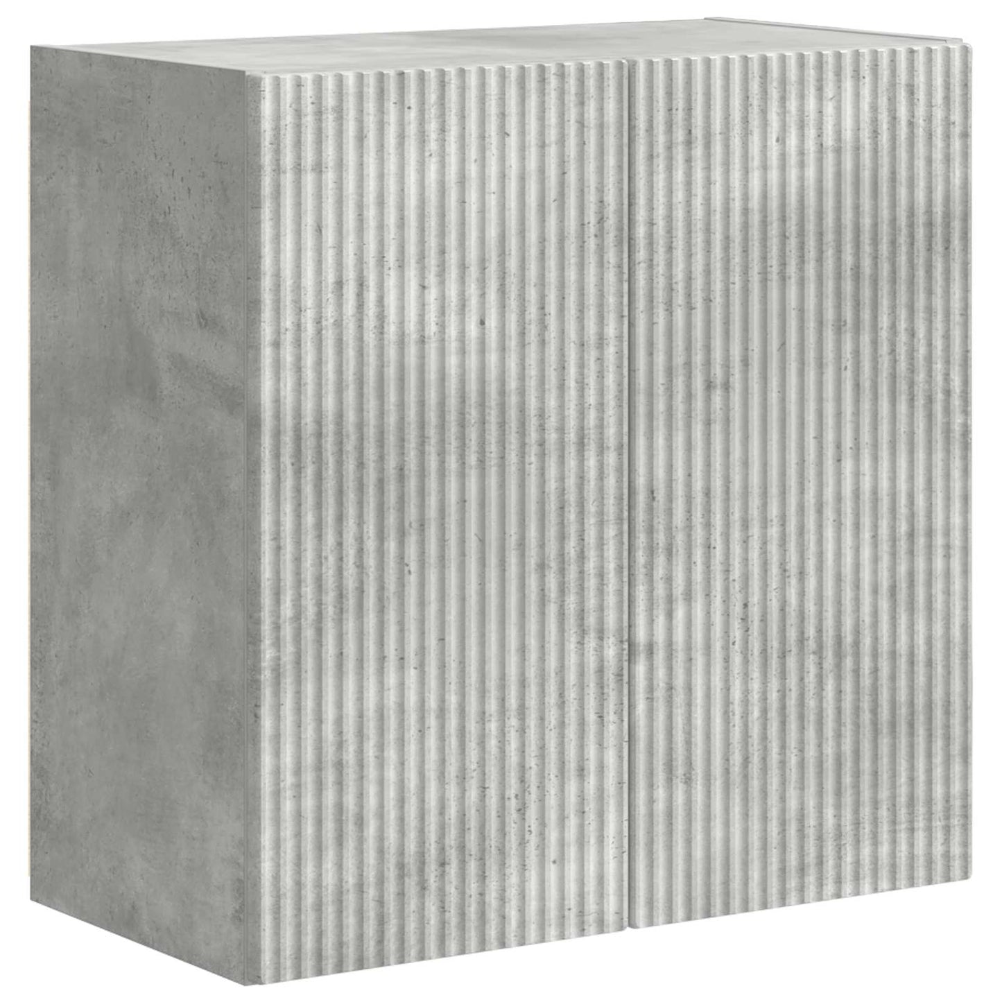 TV falit kabinet szett Falra szerelhető 6 pcs Beton Szürke