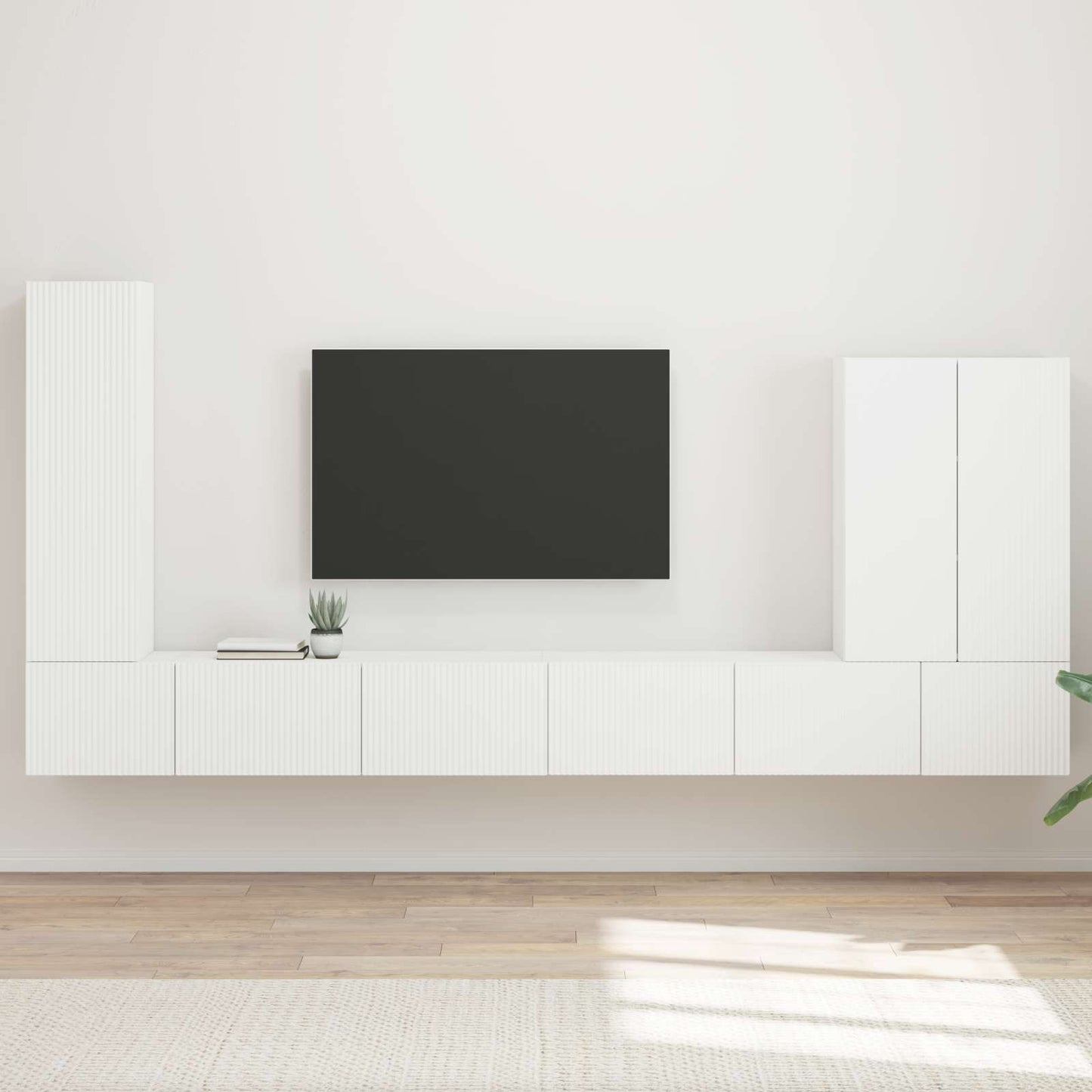 TV falit kabinet szett 6 db Fehér