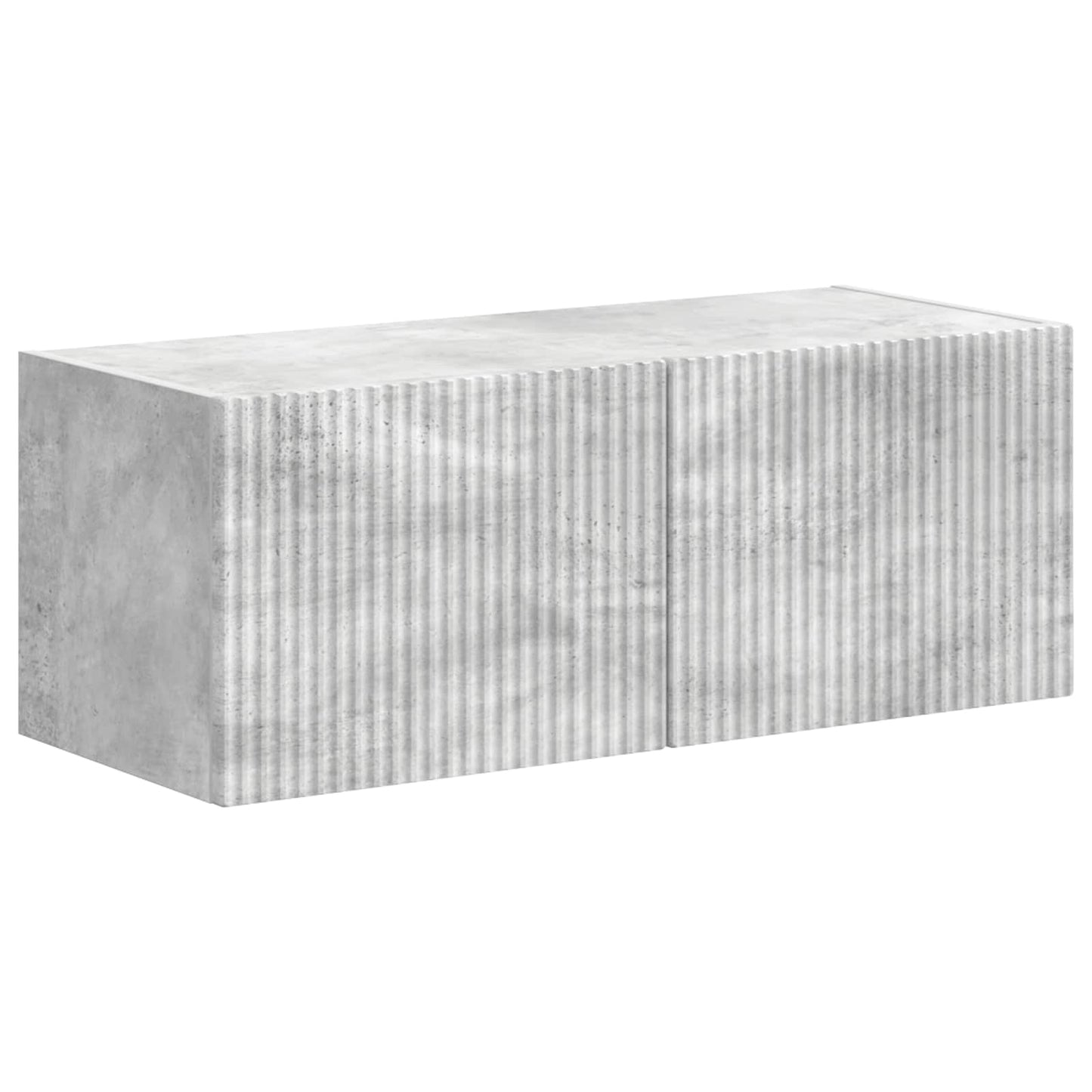 TV szekrény garnitúra 4 pcs Beton Szürke Faanyag
