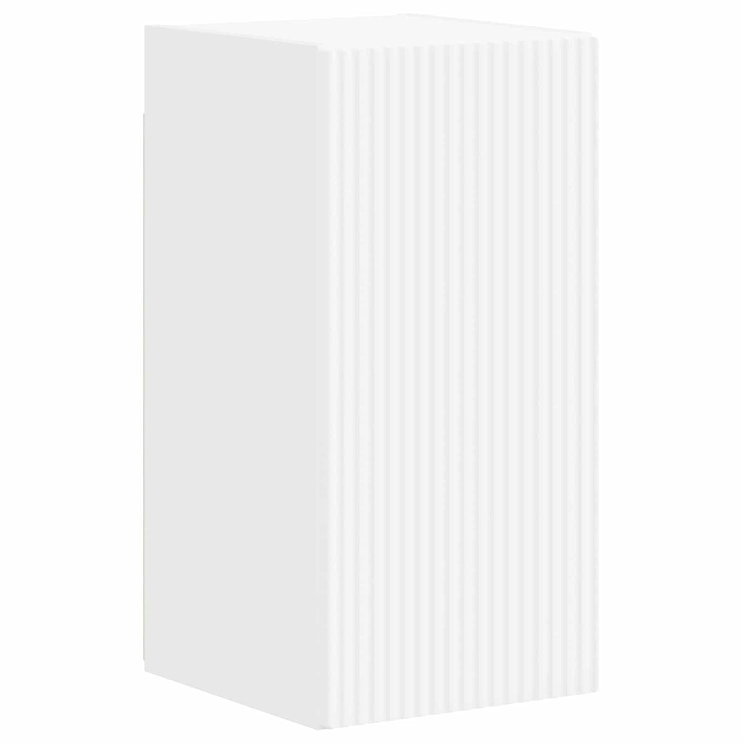 TV szekrény garnitúra Falra szerelhető 4 pcs Fehér Faanyag