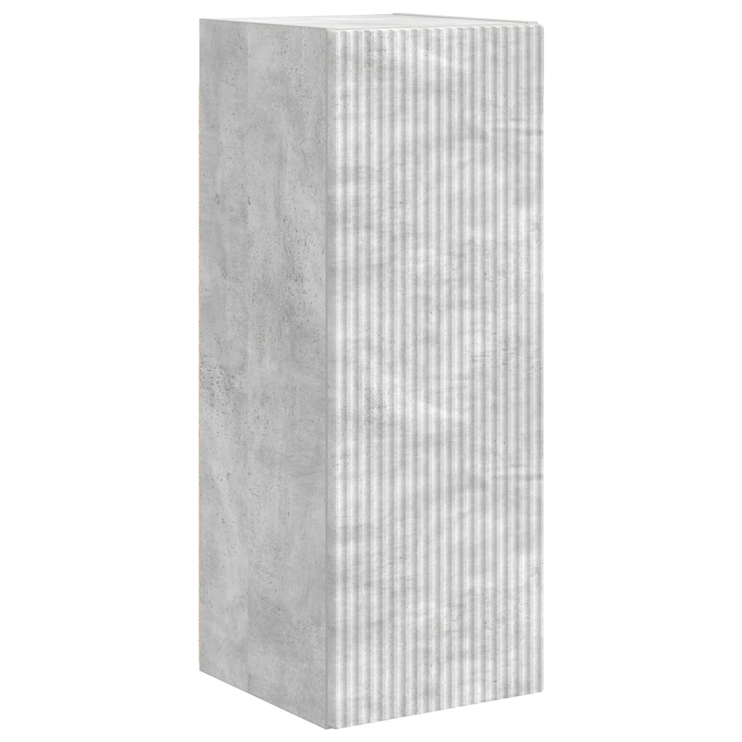 TV szekrény garnitúra 4 pcs Beton Szürke Szerelt Fa
