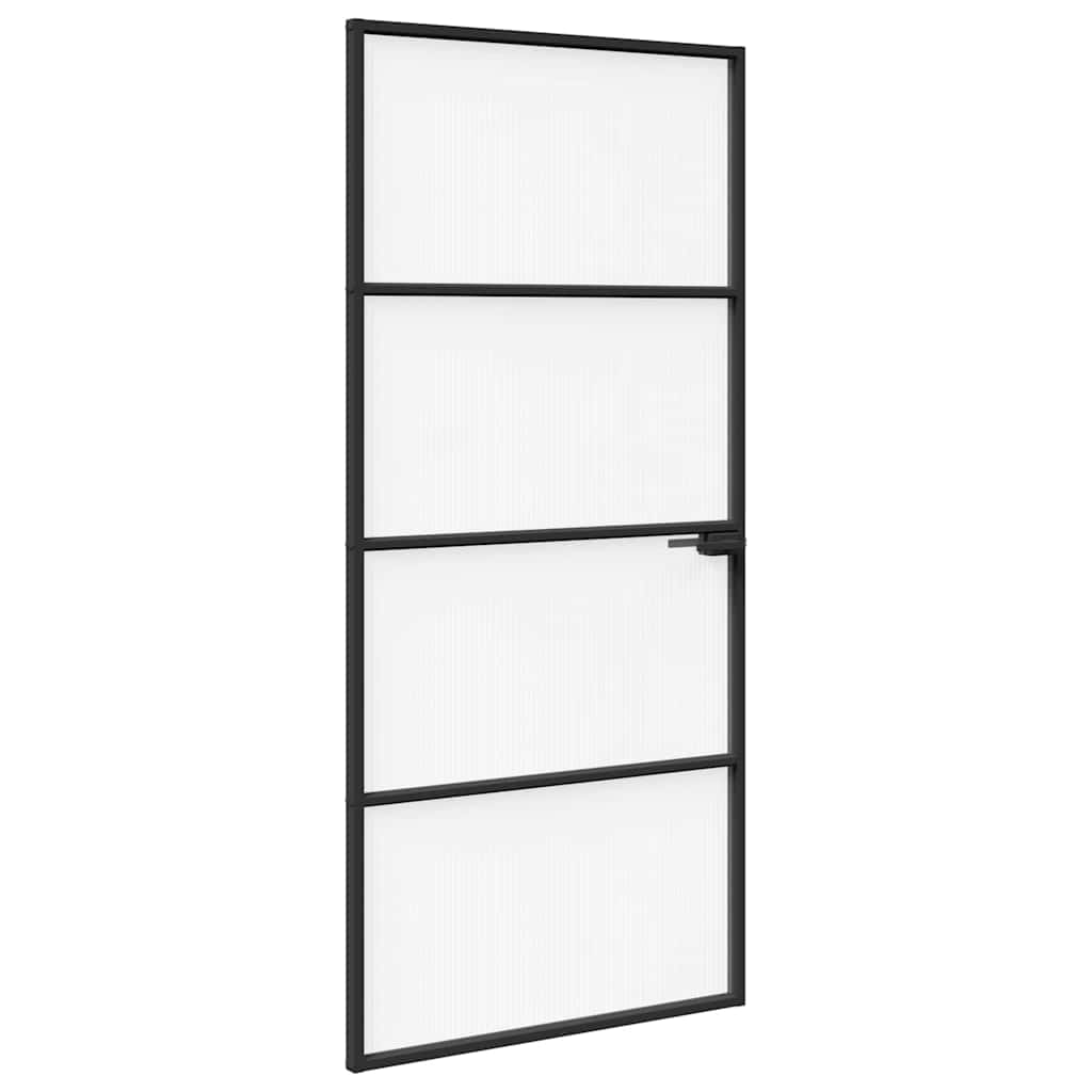 Otthoni ajtó 93 x 201,5 x 3,5 cm Alumínium és Edzett Üveg