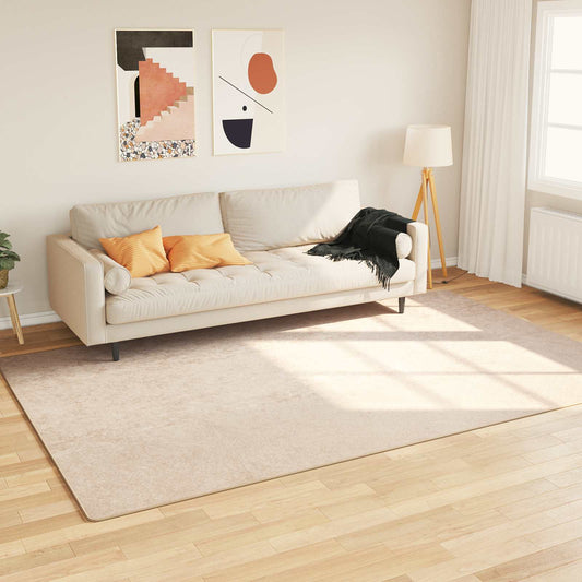 Szőnyeg futó MARSA Krém 190 x 300 cm Poliészter és PVC