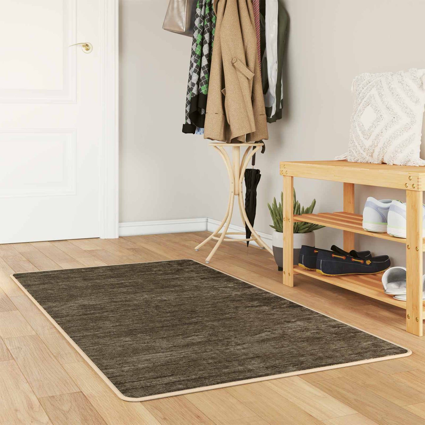 Szőnyeg futó MARSA Erdei zöld 80 x 200 cm Poliészter és PVC