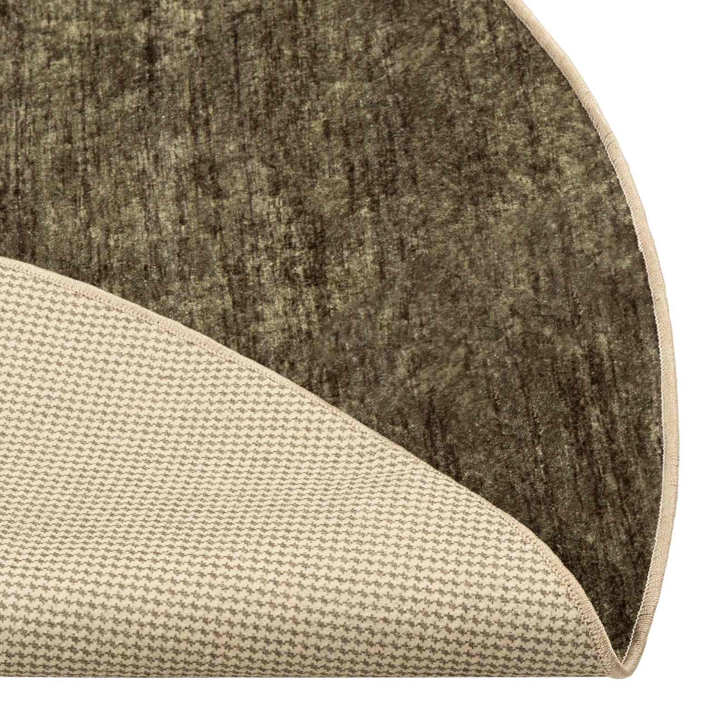 Szőnyeg futó MARSA Erdei zöld 120 x 120 cm Poliészter és PVC