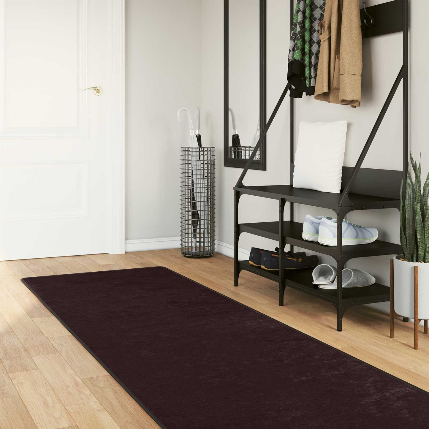 Szőnyeg futó MARSA Antracit 80 x 350 cm Poliészter és PVC