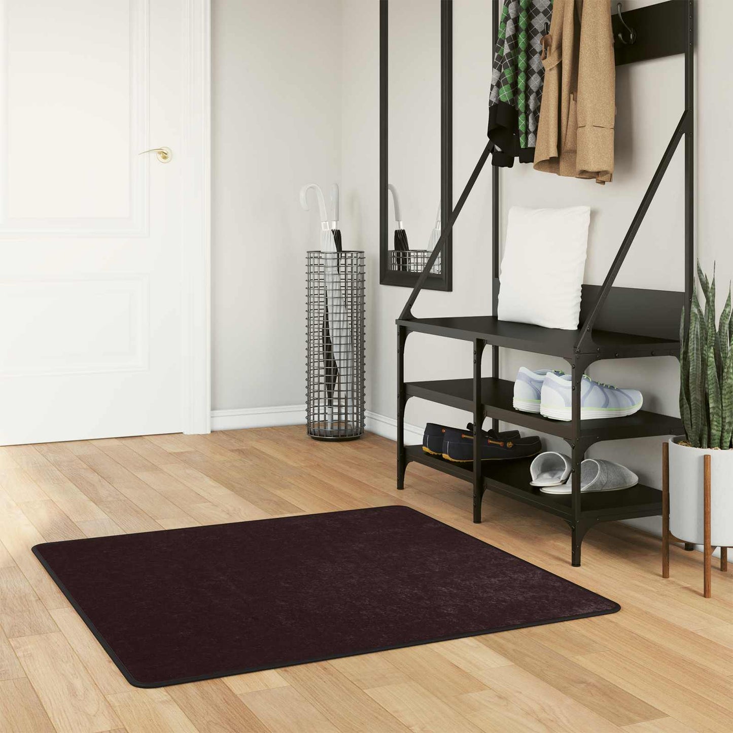 Szőnyeg futó MARSA Antracit 100 x 100 cm Poliészter és PVC