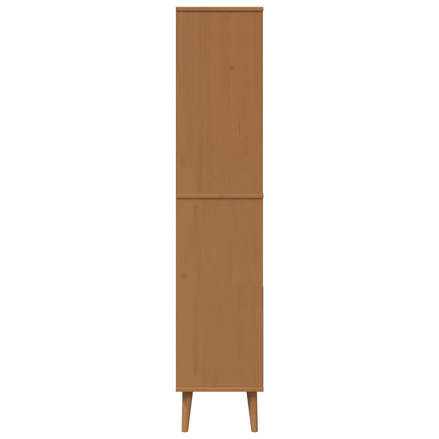 Könyvszekrény MOLDE 85 x 35 x 170,5 cm Tömör Fenyőfa Karamell