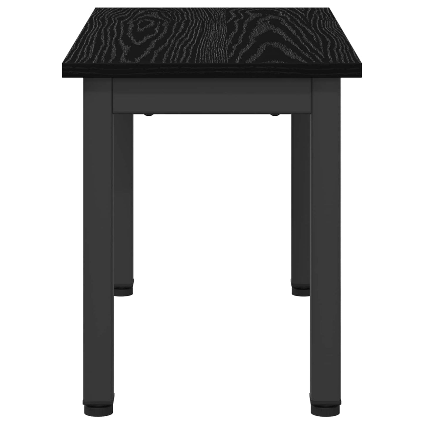 Dohányzóasztal Fekete tölgy 60 x 30 x 36 cm Szerelt Fa