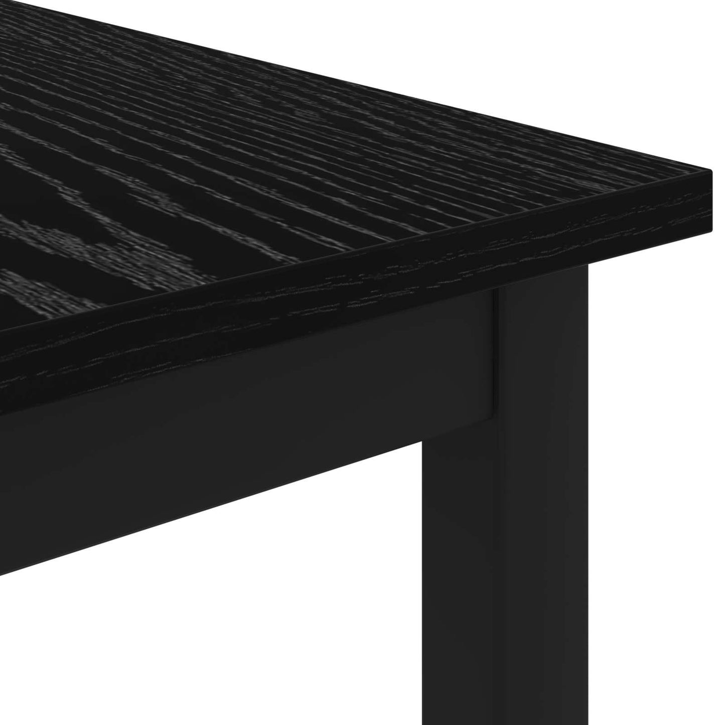 Dohányzóasztal Fekete tölgy 100 x 50 x 45 cm Szerelt Fa