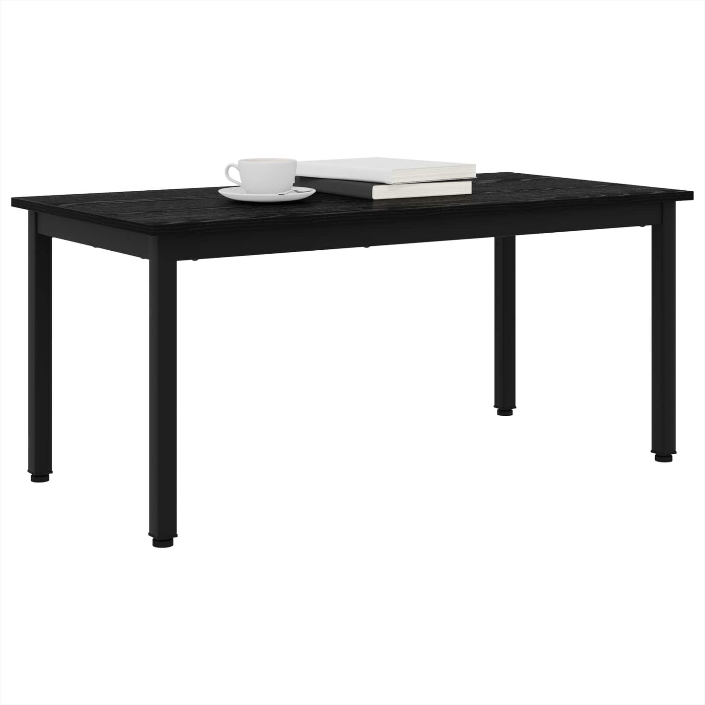 Dohányzóasztal Fekete tölgy 100 x 50 x 45 cm Szerelt Fa