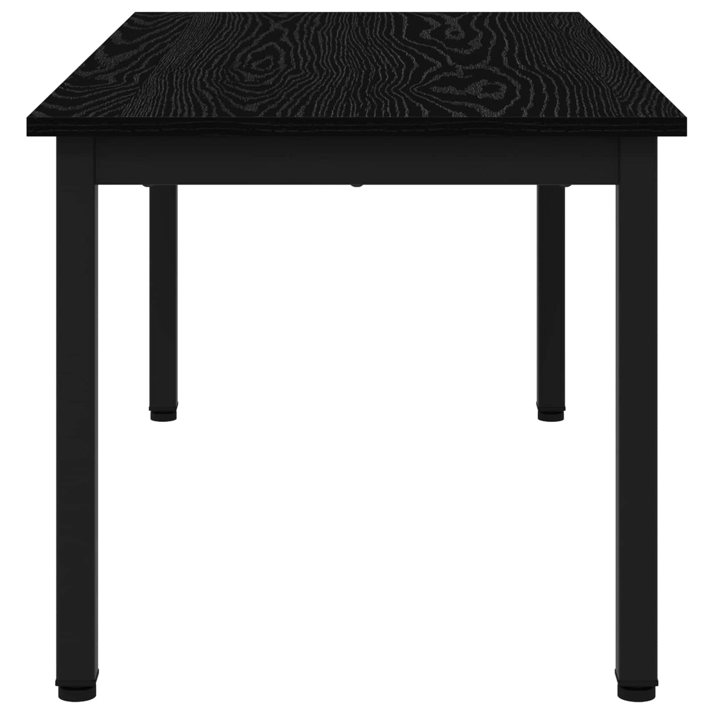 Dohányzóasztal Fekete tölgy 100 x 50 x 45 cm Szerelt Fa