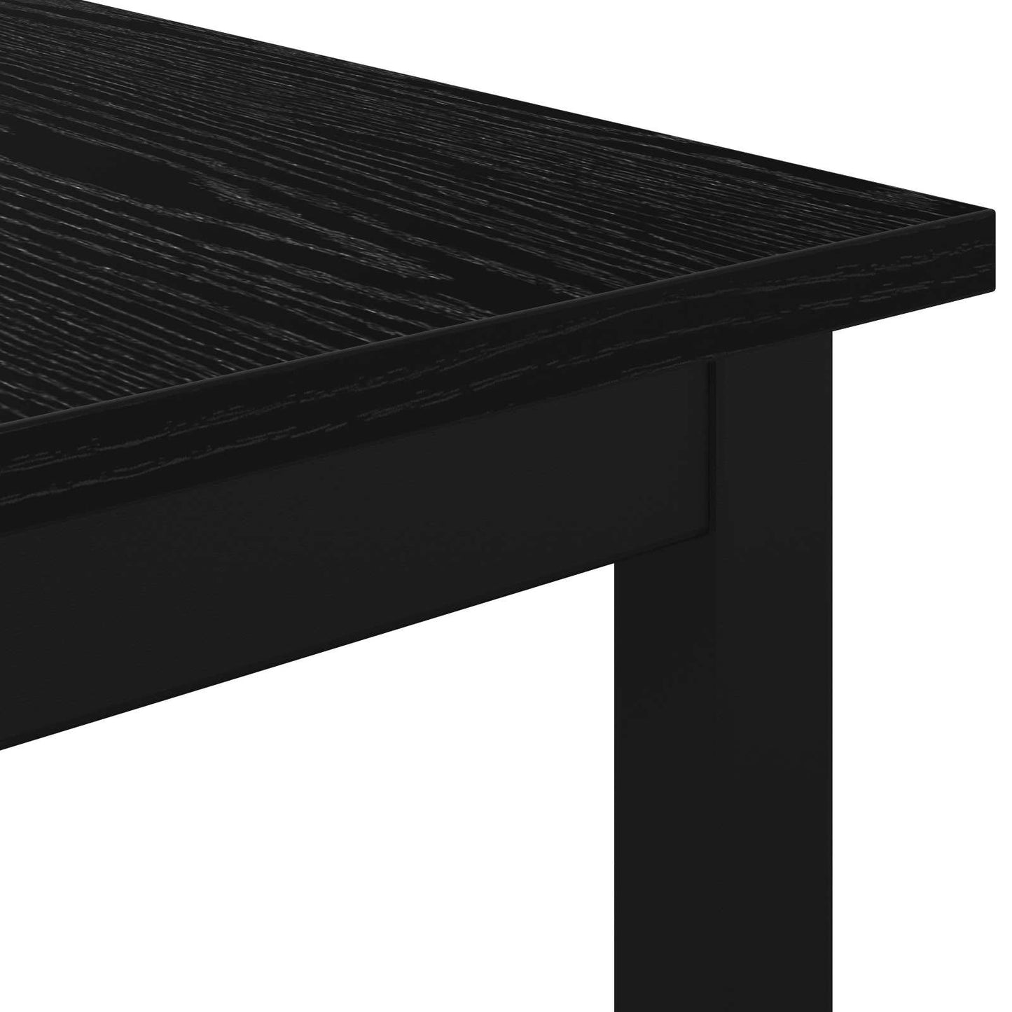 pad Fekete tölgy 160 x 35 x 45 cm Szerelt Fa