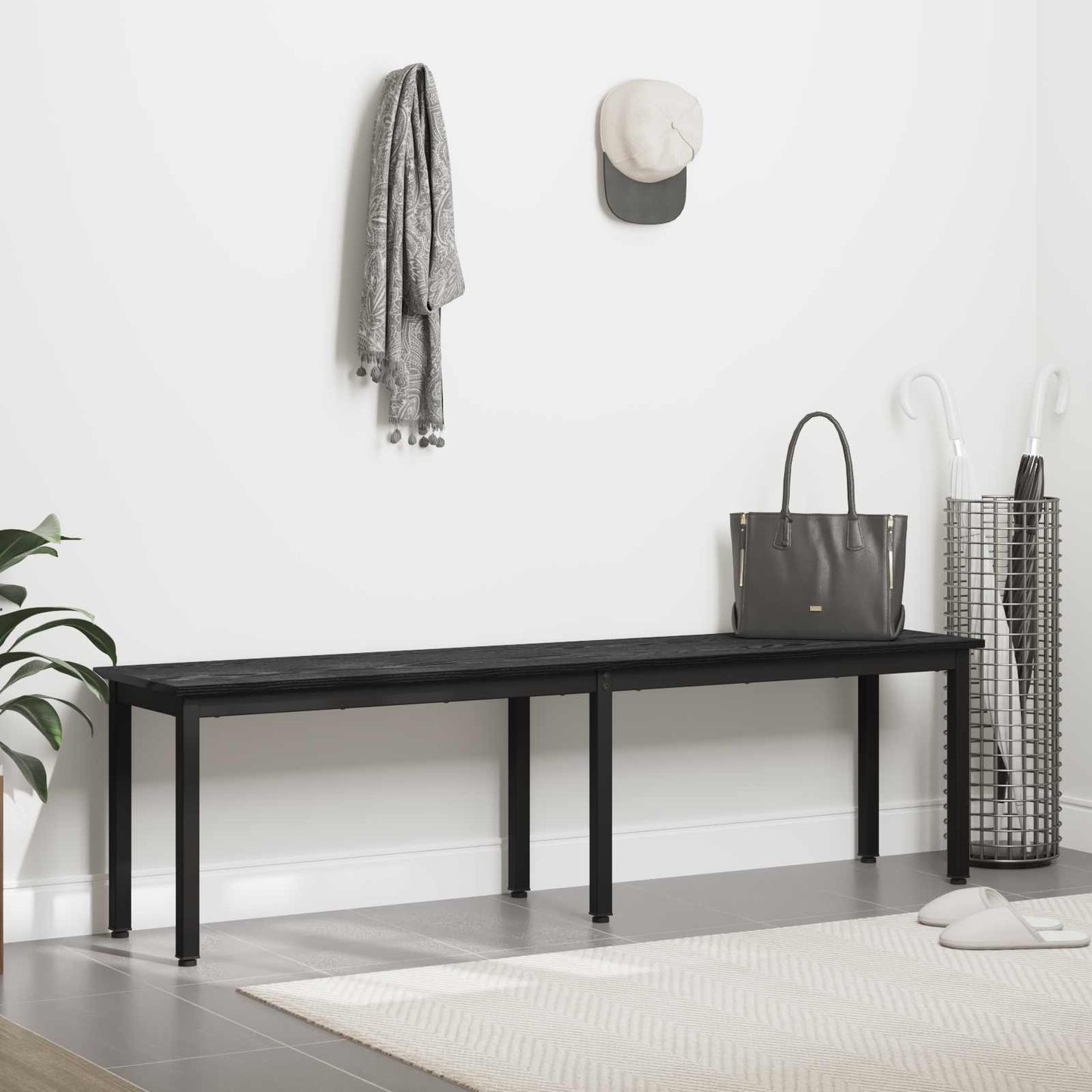 pad Fekete tölgy 160 x 35 x 45 cm Szerelt Fa