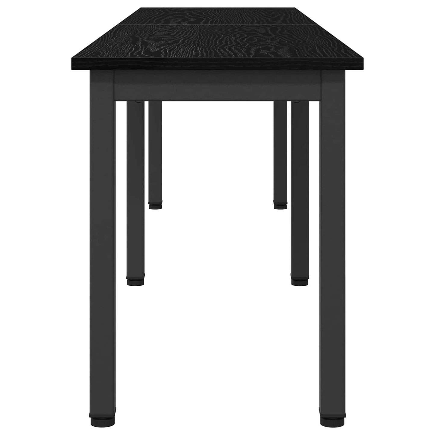 pad Fekete tölgy 160 x 35 x 45 cm Szerelt Fa
