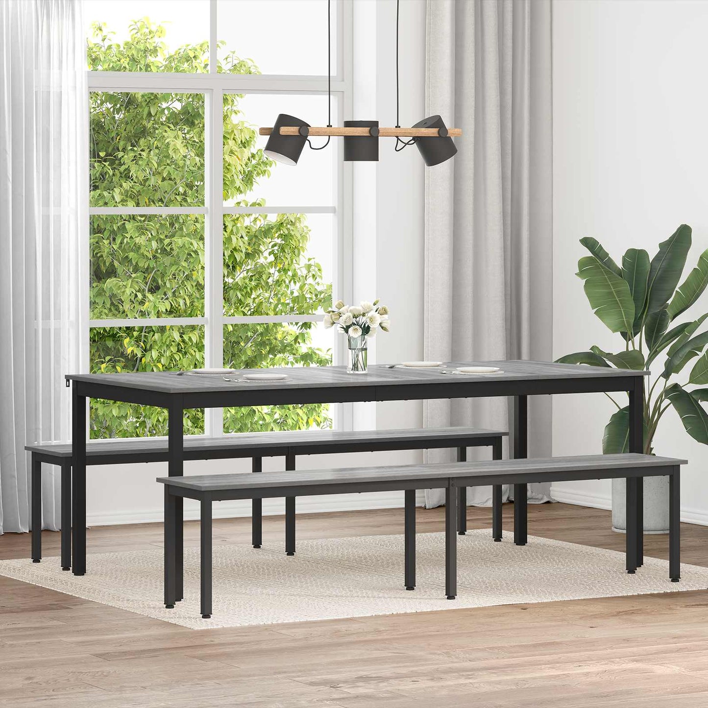 pad Szürke Sonoma 200 x 35 x 45 cm Szerelt Fa