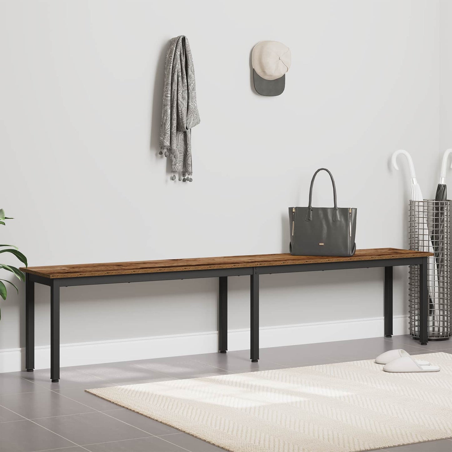 pad Öreg fa 200 x 35 x 45 cm Szerelt Fa