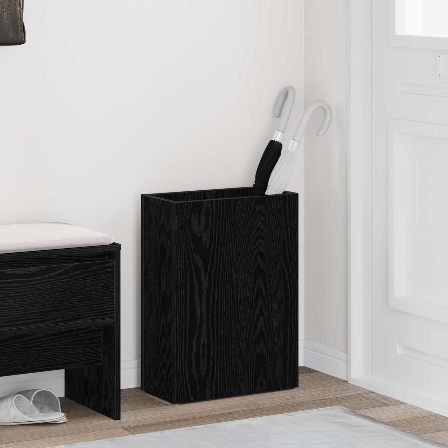 Napernyő Állvány Fekete tölgy 40 x 20 x 55,5 cm Faanyag