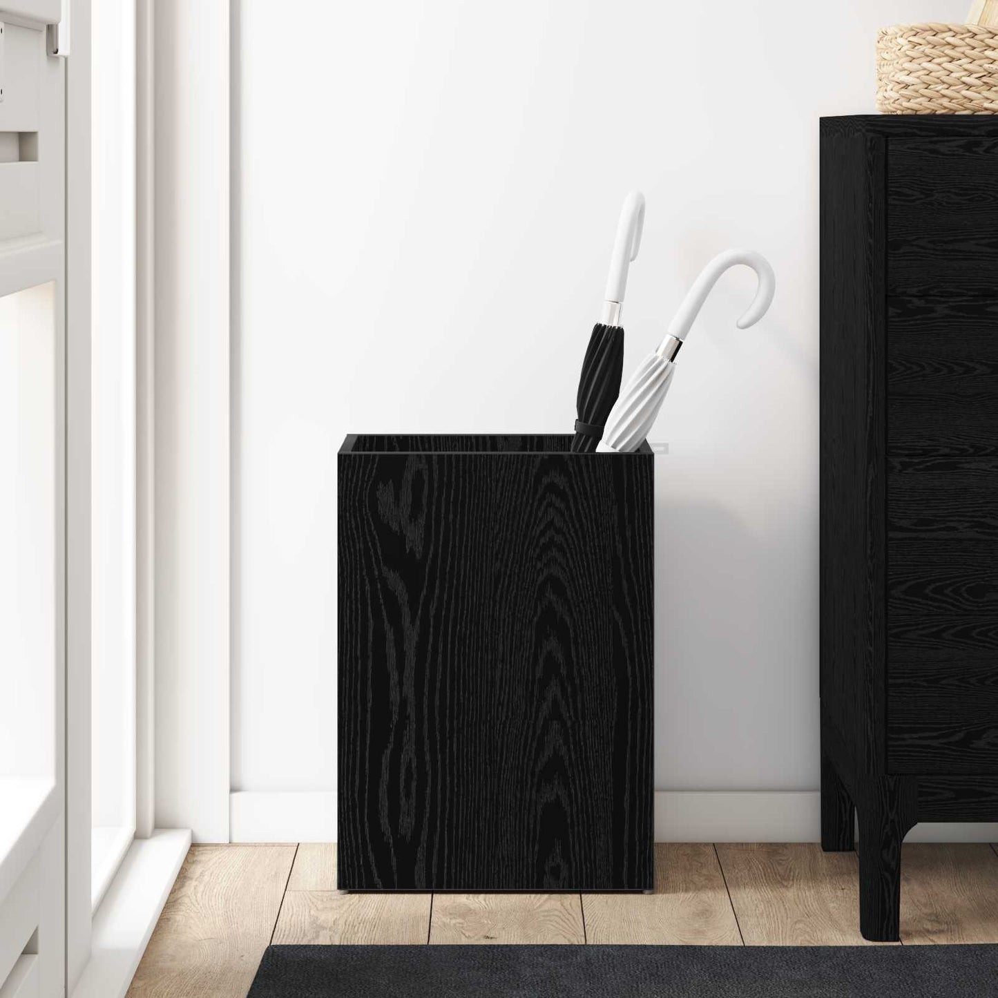 Napernyő Állvány Fekete tölgy 40 x 20 x 55,5 cm Faanyag