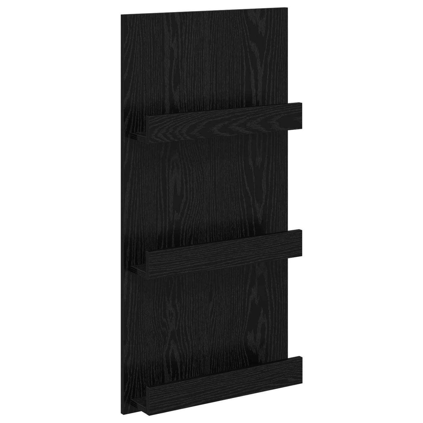 Magazin állvány Fekete tölgy 51 x 11 x 102 cm Szerelt Fa
