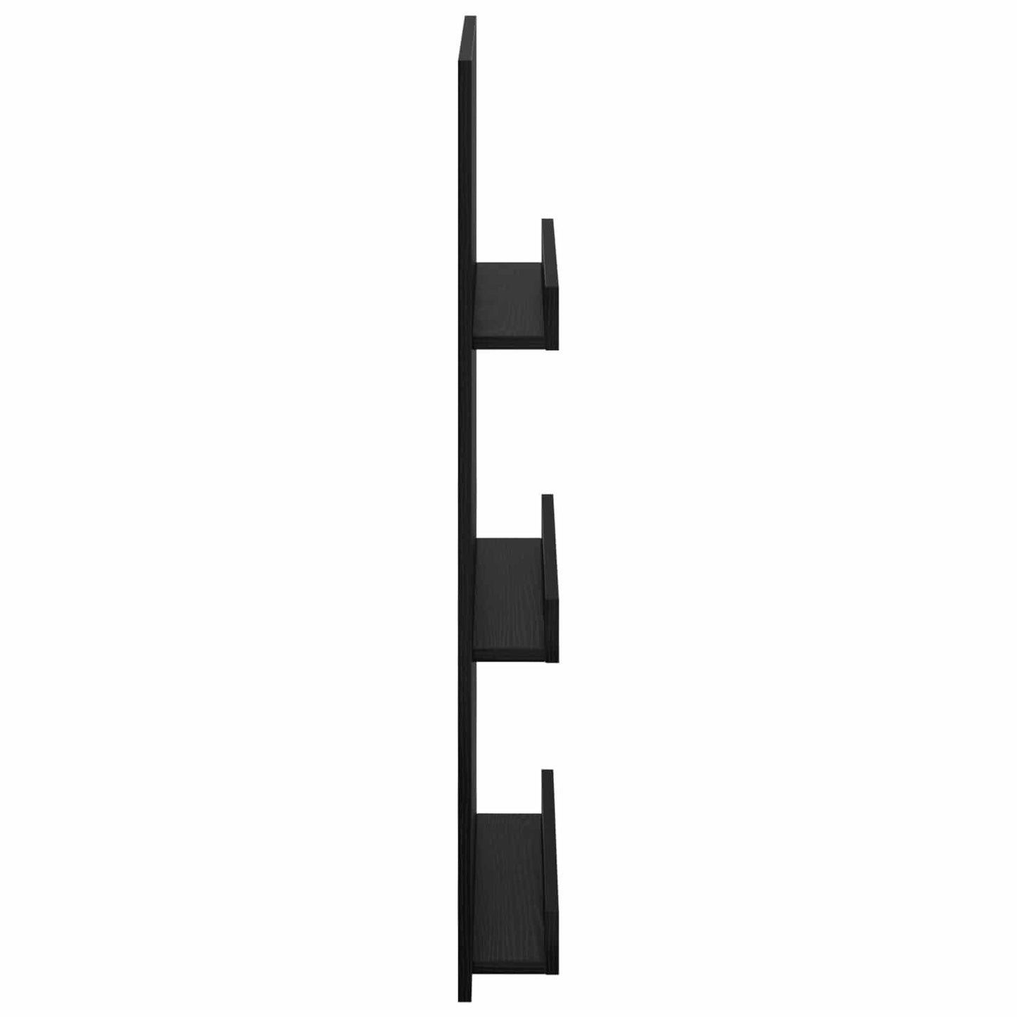 Magazin állvány Fekete tölgy 51 x 11 x 102 cm Szerelt Fa