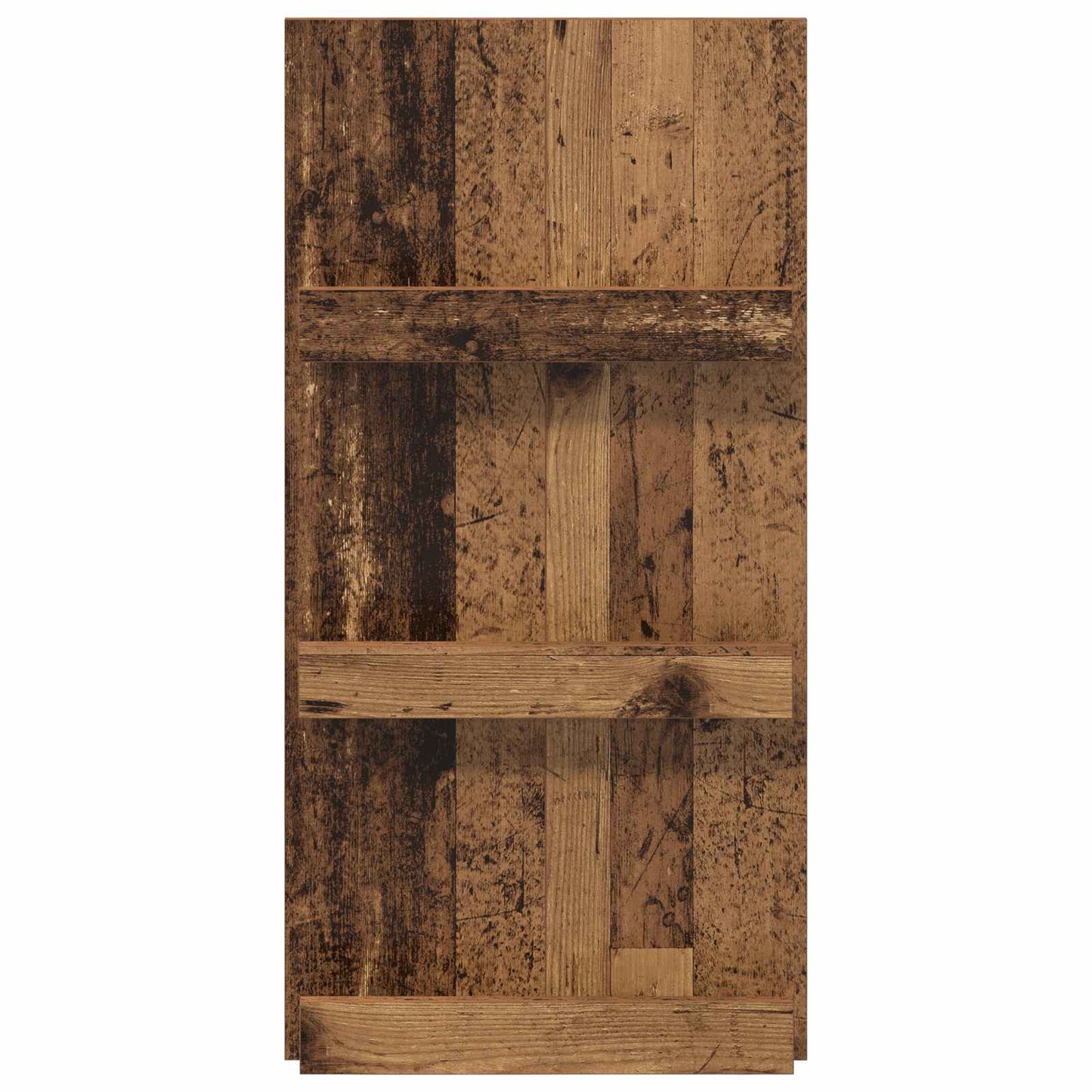 Magazin állvány polcokkal Öreg fa 51 x 11 x 102 cm Szerelt Fa
