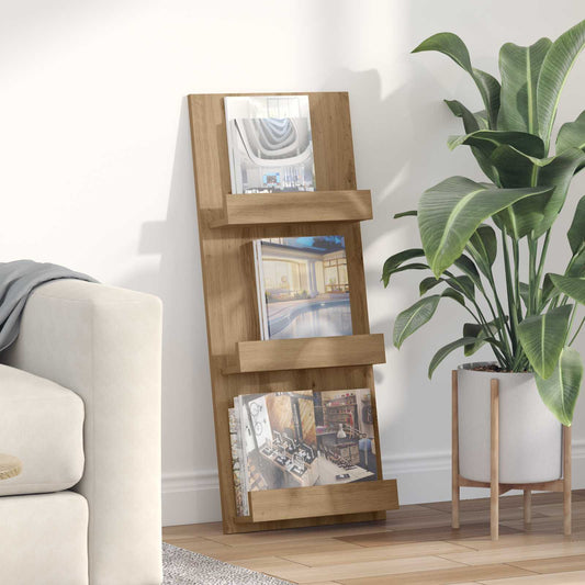 Magazin állvány Artisan tölgy 43 x 11 x 102 cm Faanyag