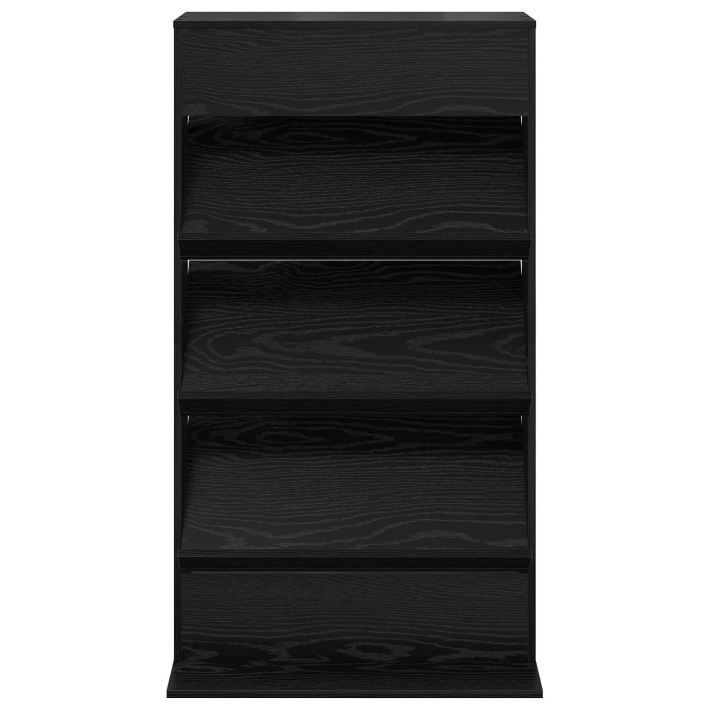 Magazin állvány Fekete tölgy 70 x 41 x 126 cm Szerelt Fa